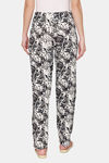 Rosaline Knit Cotton Pyjama - Orange AOP — thumbnail 3